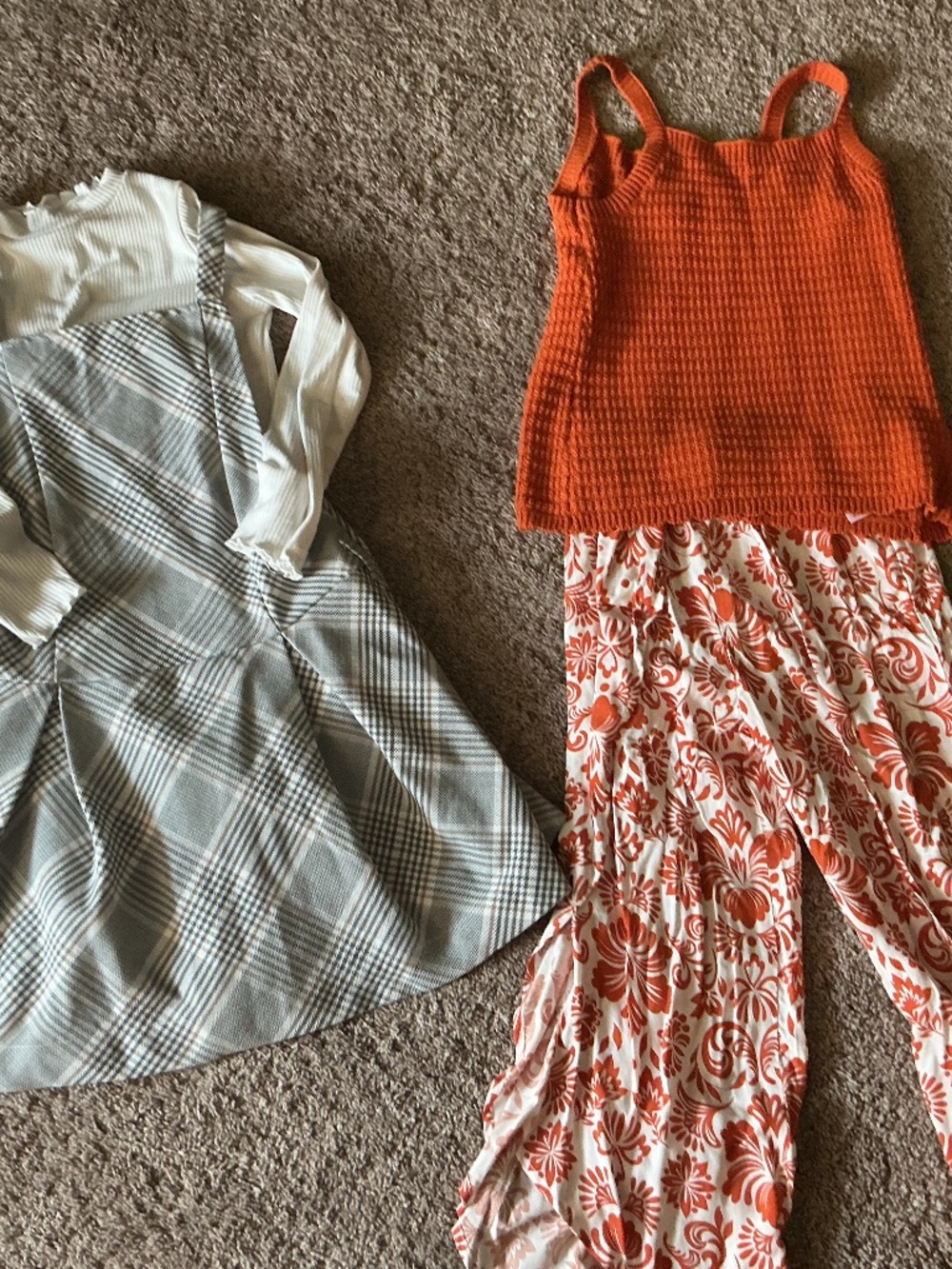 Lot of 2 Girls 2 Piece Outfits Size 8 Used